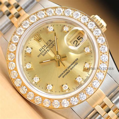 rolex de oro y diamantes|rolex de oro precio.